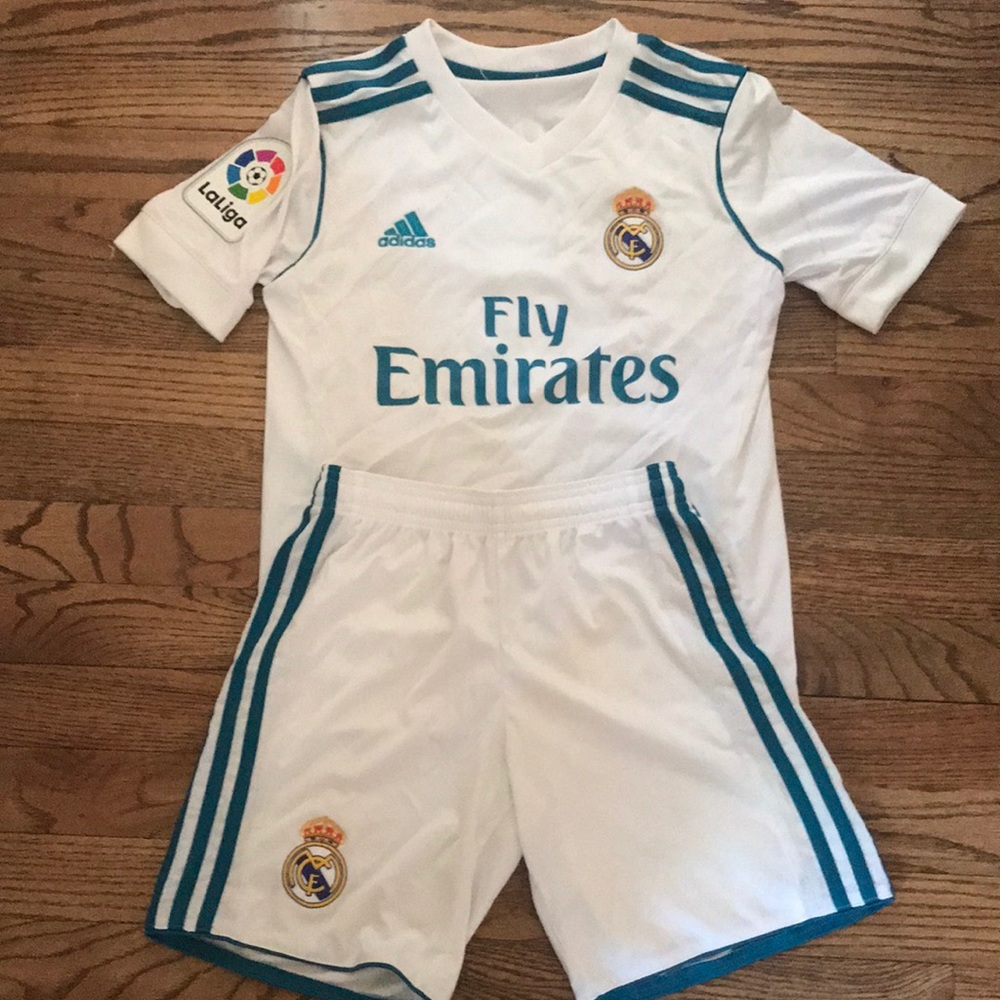 Vintage Real Madrid Ronaldo kids set Adidas US S